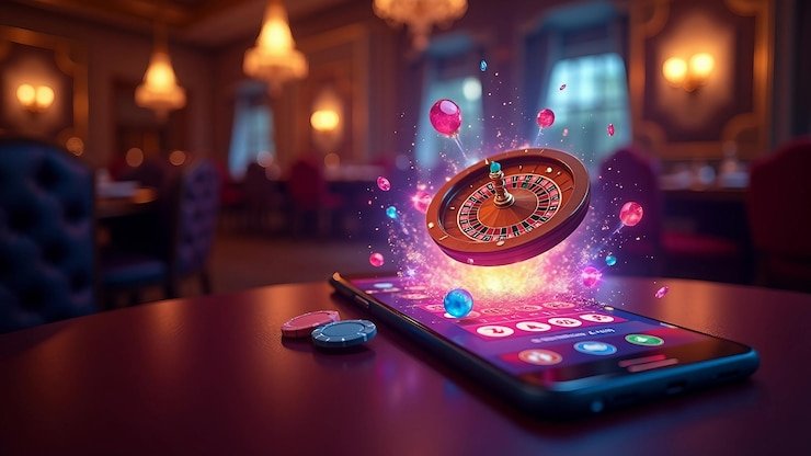 Tampilan platform burgerslot di layar ponsel dengan menu olahraga dan kasino